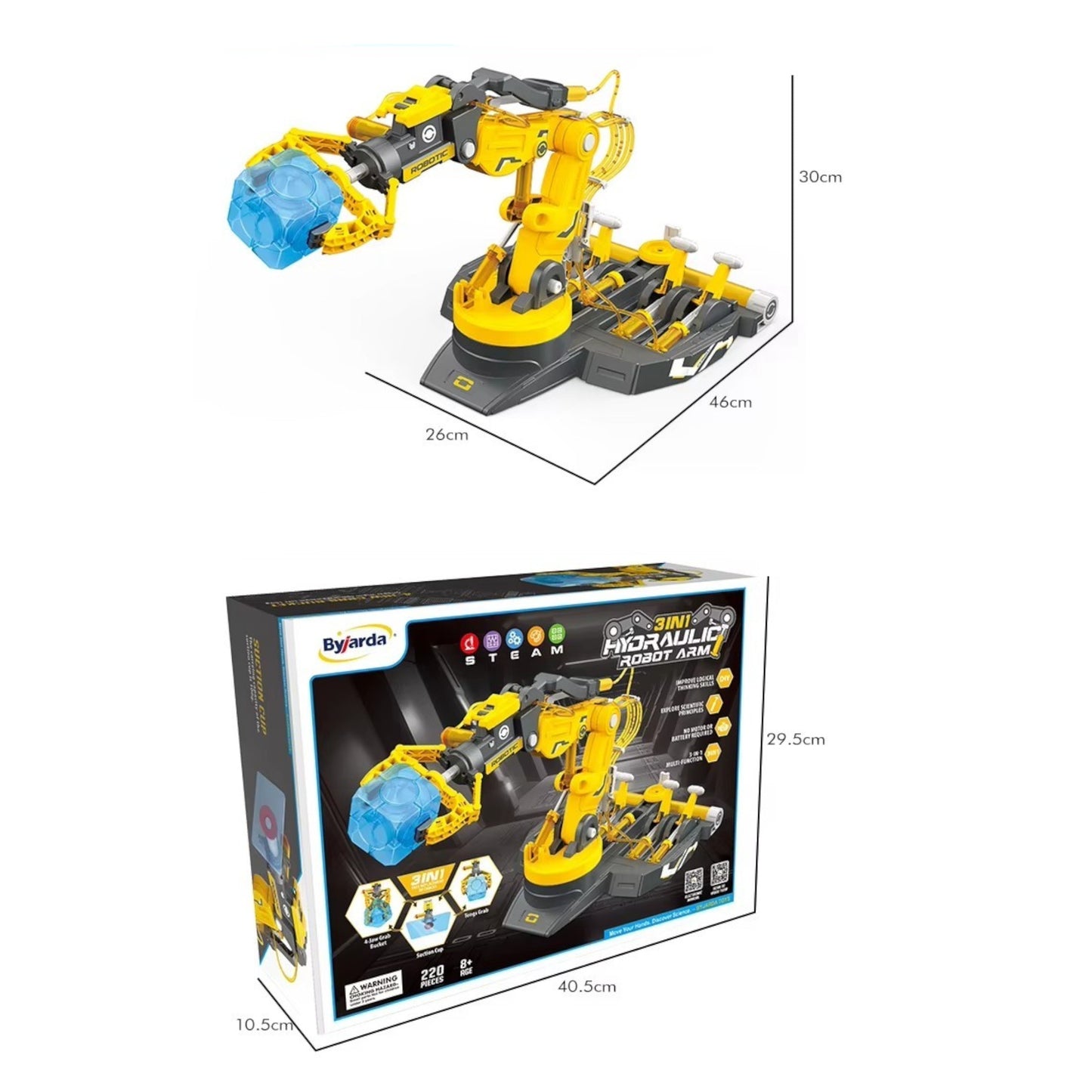 Brazo Robótico Hidráulico Educacional Niños
